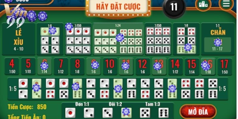 Bet thủ cần học các mẹo chơi tài xỉu thắng lớn đến từ nhà cái Vin99.